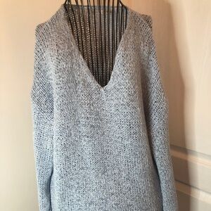 Esqualo Sky Blue Large oversized Sweater